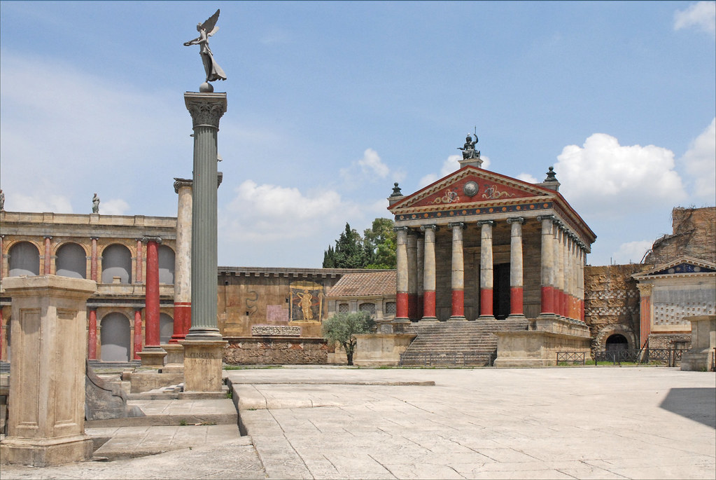 Il Set dell’Antica Roma, creato per una nota serie americana e ad oggi permanente all’interno degli Studios