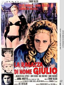 Poster of the film "Una ragazza di nome Giulio", 1970