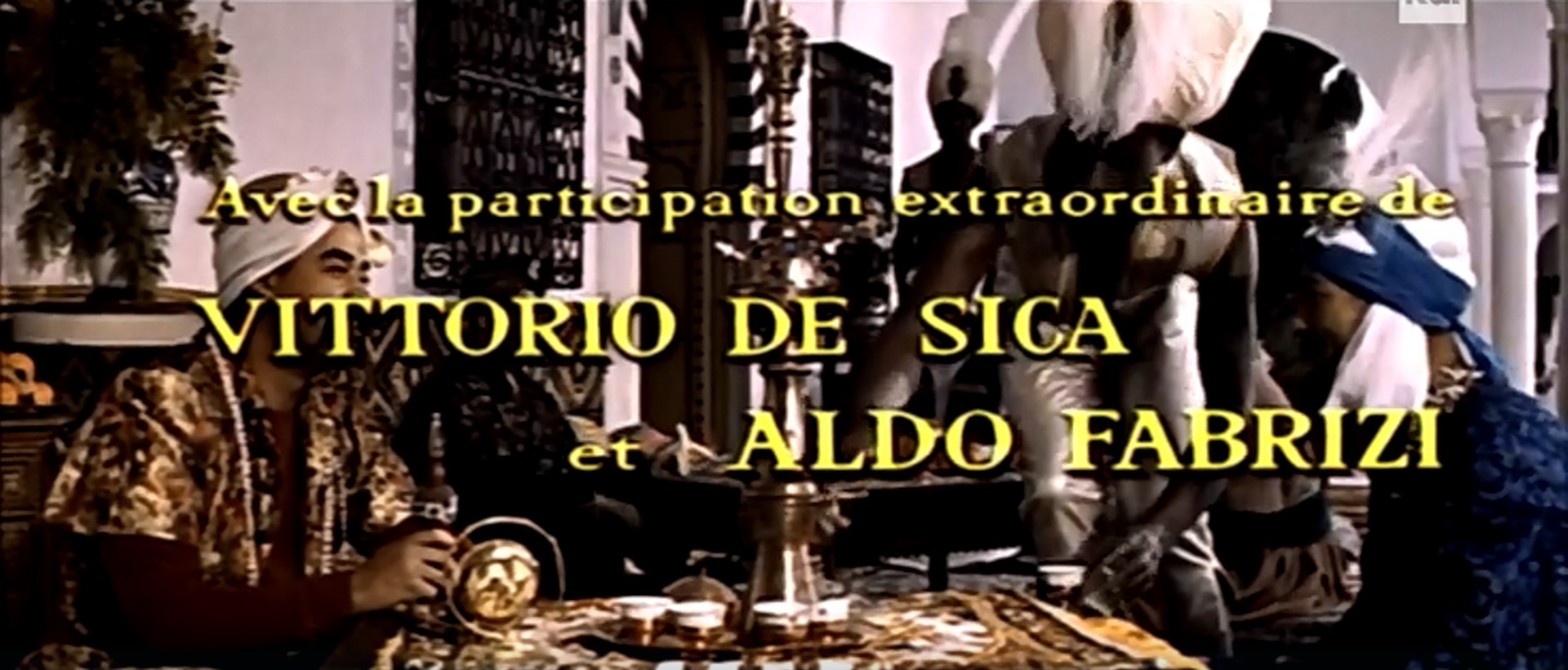 Aldo Fabrizi e Vittorio De Sica credits