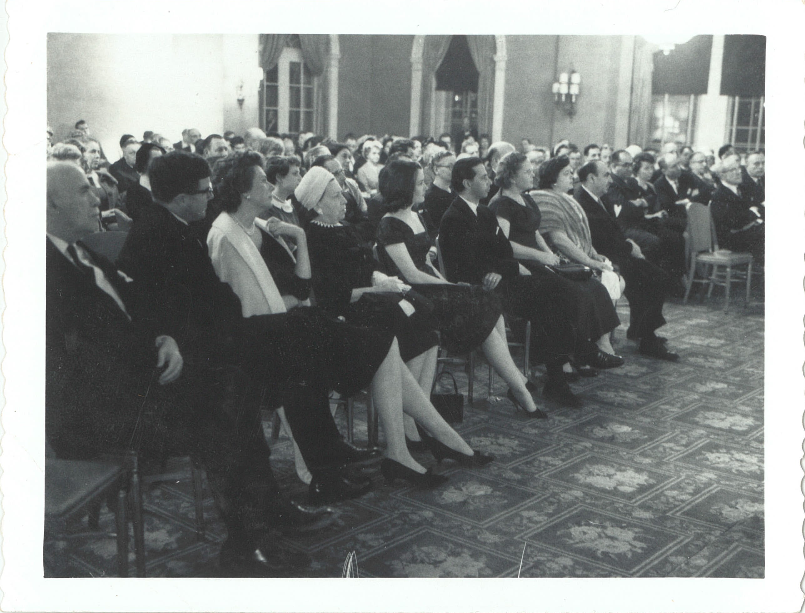 The audience listening to Uguccione's lecture in Cleveland