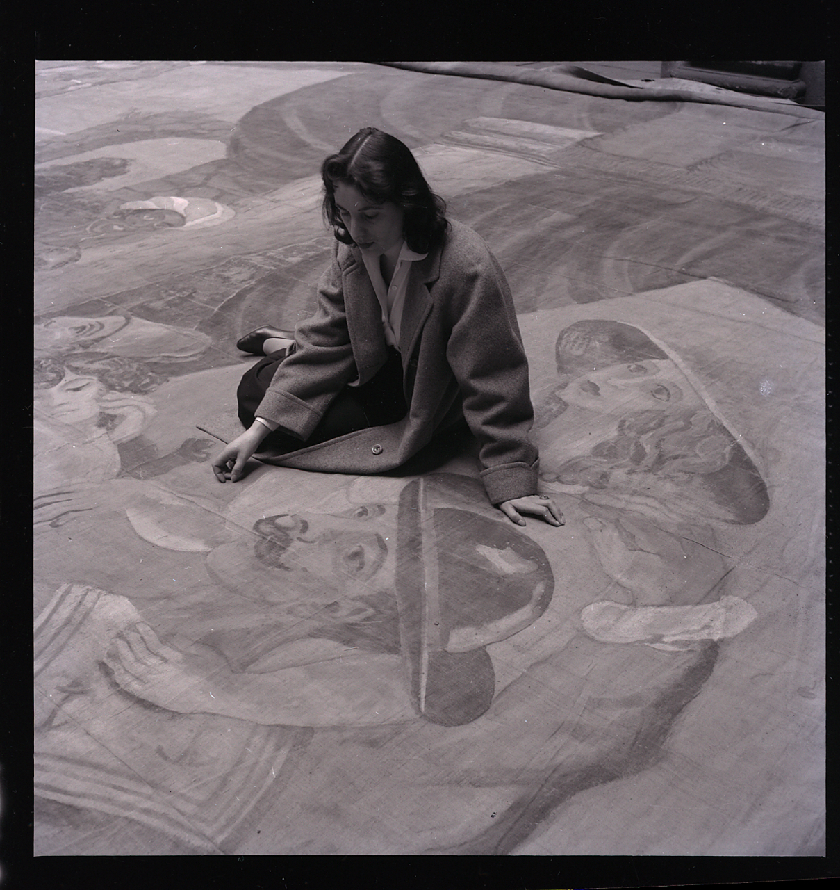 Milena Milani in 1958 photographed by Paolo Monti