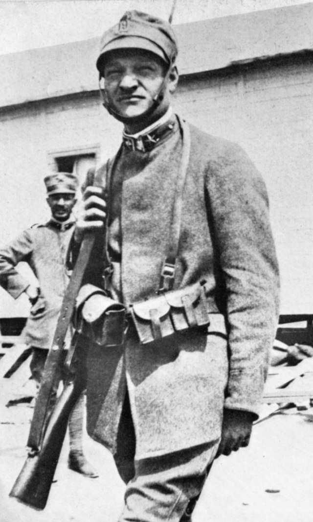 Giuseppe Ungaretti during WWI